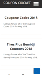 Mobile Screenshot of couponcricket.com